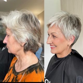 Krásný předvánoční večer přeji a posílám malou inspiraci pro krátkovlásky 😘😘😘. #transformation #beforeandafter #makeover...