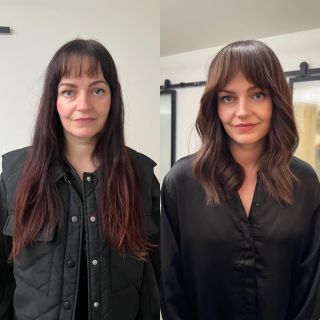 Někdy stačí opravdu málo ✨ Jemně zkrátit délky, doladit tón a vlasy hned působí svěžeji, zdravěji a lehčeji. K tomu jemné...